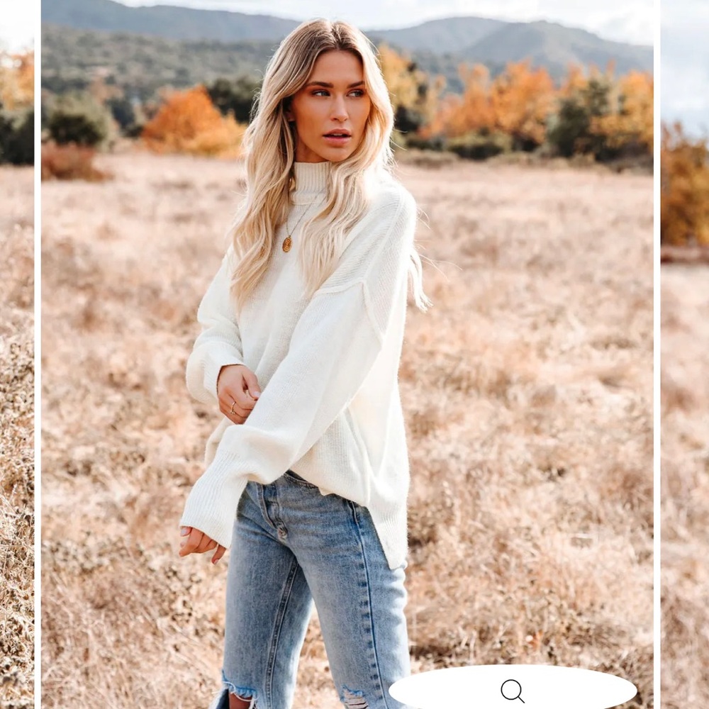 VICI kick the dust mock neck sweater